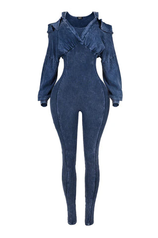 MORGAN LONG SLEEVE JUMPSUIT
