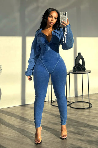 AVA CORSET JUMPSUIT