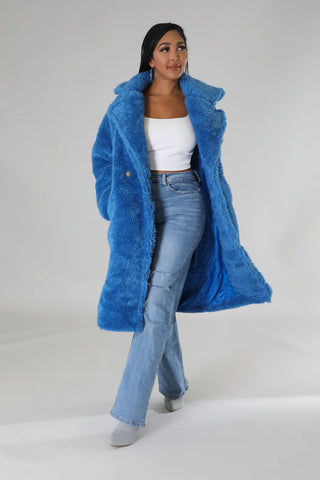 Plush Faux Fur Teddy Coat, Oversized Sherpa Winter Coat
