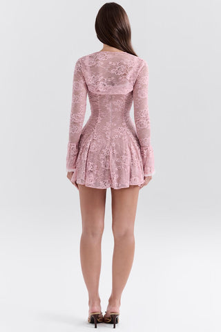 HAILEY LACE MINI DRESS